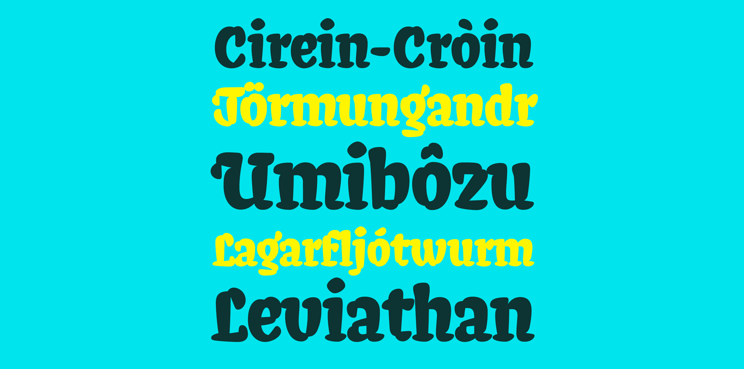 Image of Ligan typeface project from Tilmann Hielscher