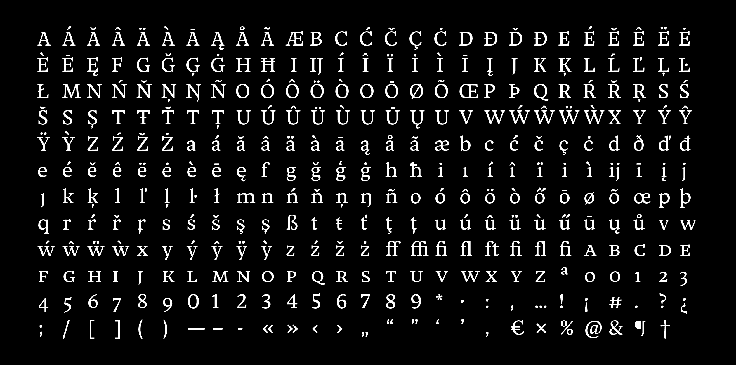 Image of Benedikt Bramböck typeface project from Ronkey