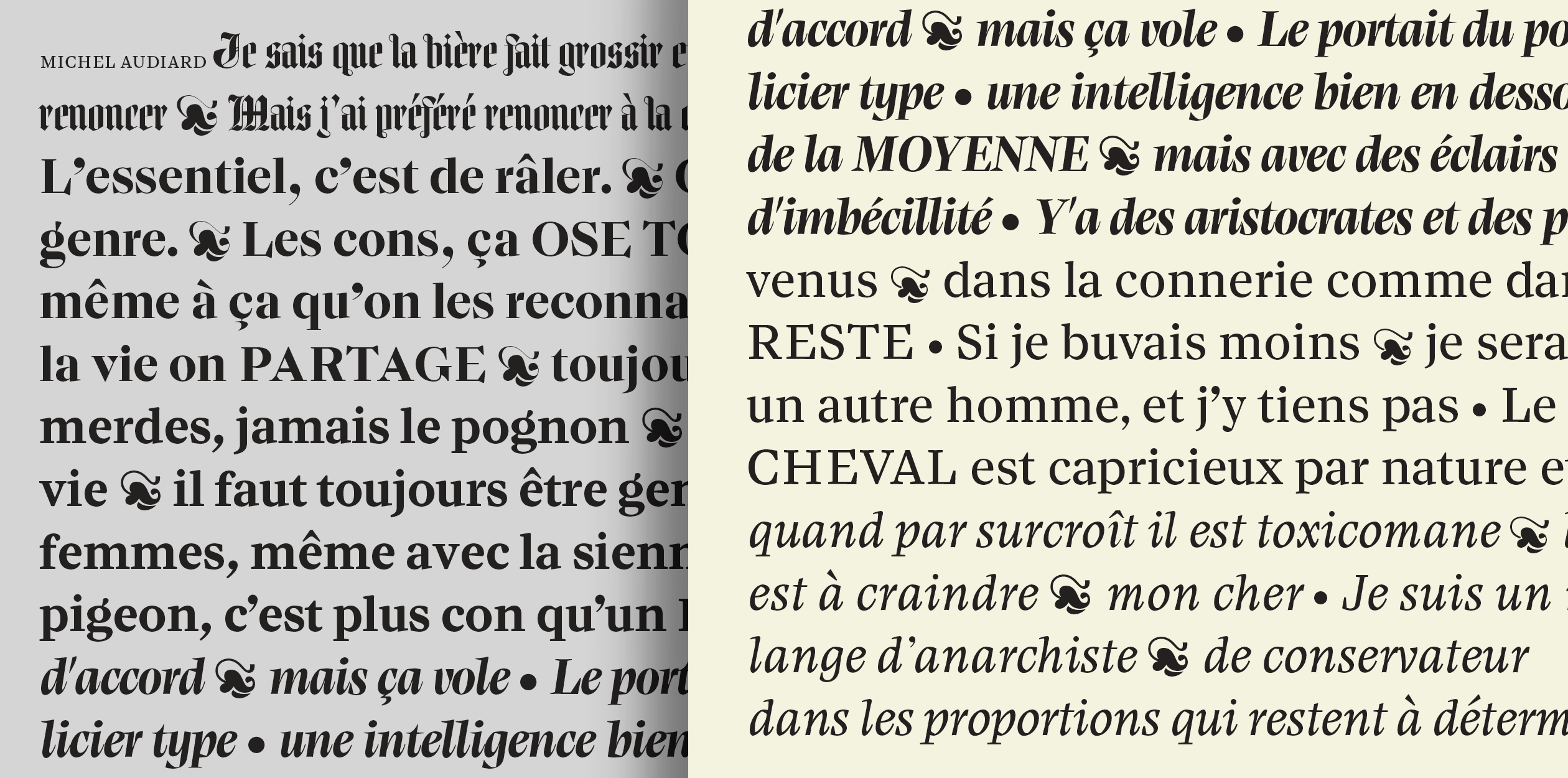 Image of Lemanic typeface project from Loris Olivier
