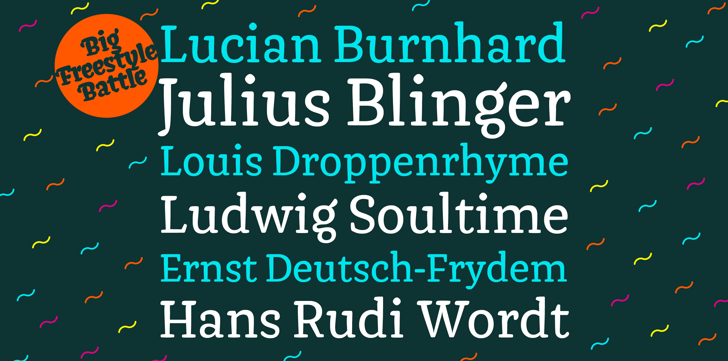 Image of Ligan typeface project from Tilmann Hielscher